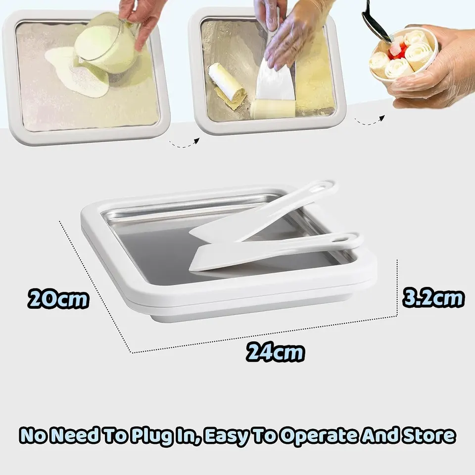 ZIXIAOS Macchina Per Gelato Soft Semiautomatica 1000ml Macchina Per Fare Il Gelato Domestico Dessert Alla Frutta Cono Di Yogurt Macchina Per Gelato, Dessert Domestico Grande Capacità - Foto 2