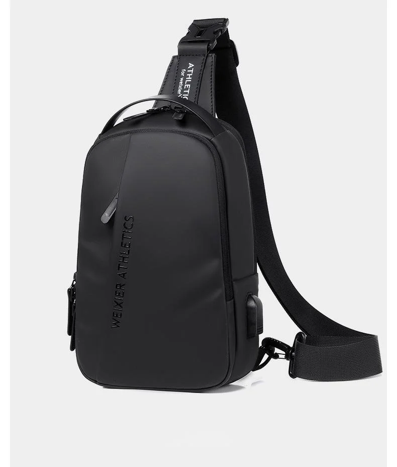 Petit sac à dos multifonctionnel à une épaule pour hommes, sac à bandoulière de sport de loisirs_voghion.com