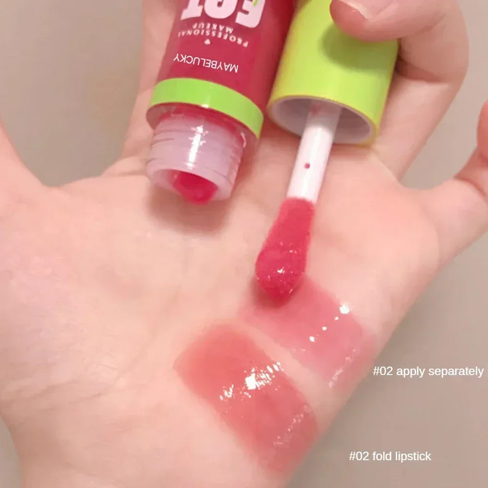 8 Colors Lip Gloss Waterproof Long-term Moisturizing Non-stick Cup Non-fading Liquid Green Packaging Lip Gloss Cosmetics