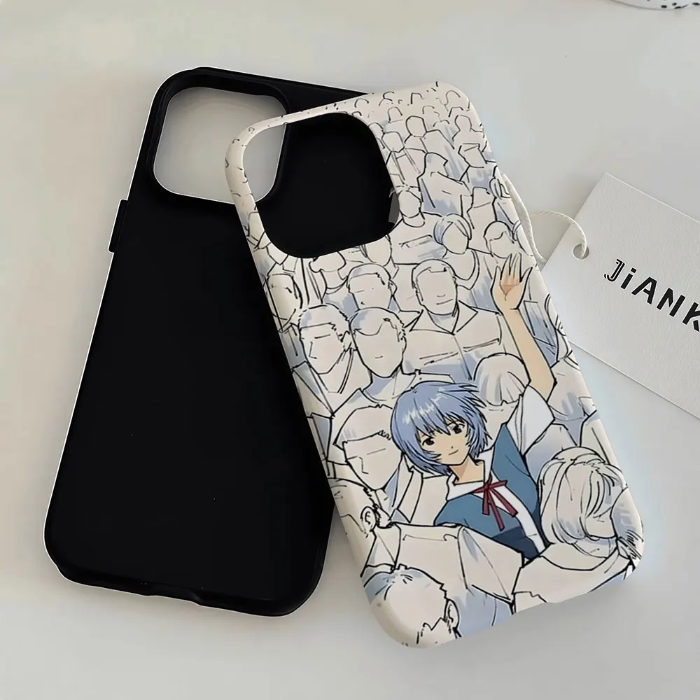 Rei Ayanami 2-in-1 Floral Hard Bumper Phone Case