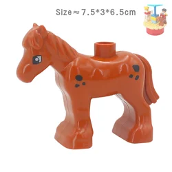 Ultimate Seesaw Carousel & Amusement Park Building Set - Creative Educational Toy (Brown Horse)