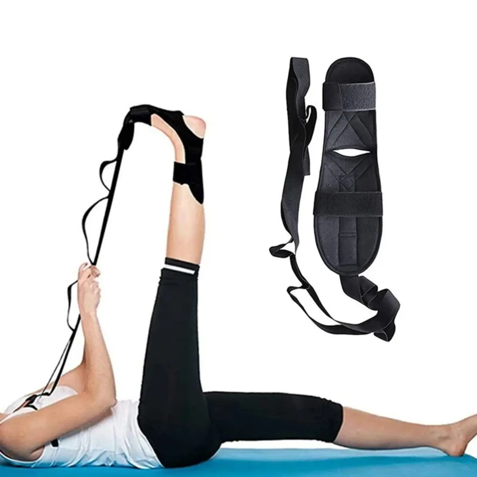 Yoga Ligament Stretching Belt Foot Rehabilitation Strap Plantar Fasciitis Leg Training Foot Ankle Joint Correction Sports foot stretching strap