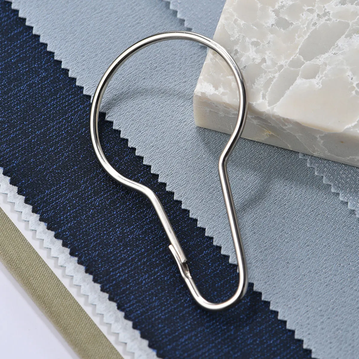 

Beadless Gourd Buckle Gourd Type Shower Curtain Hook Curtain Hook Metal 8-shaped Inverted 8-shaped Curtain Hook