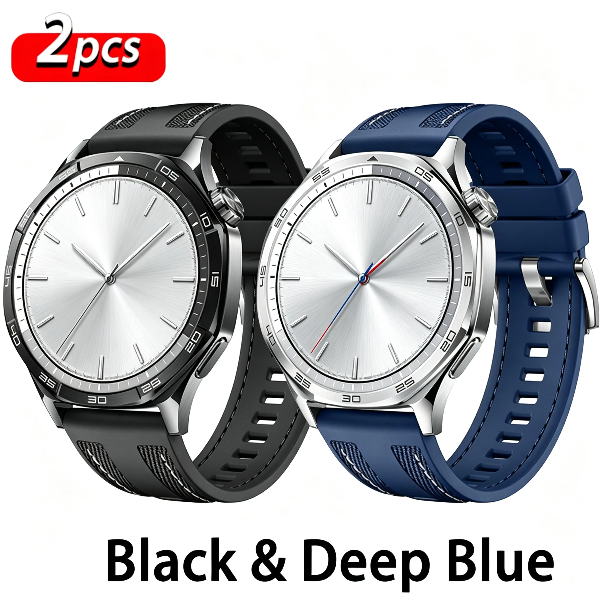 Versatile 22mm Nylon Sports Strap - Durable & Stylish Silicone Composite Band Bracelet