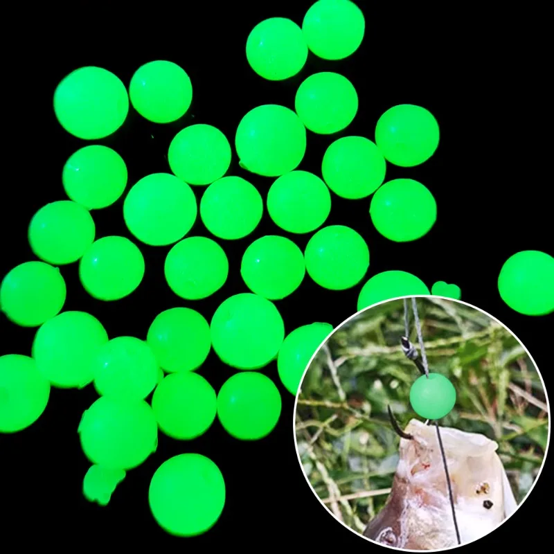 Boite de pêche,perles ovales lumineuses de grande taille,4 ensembles-24