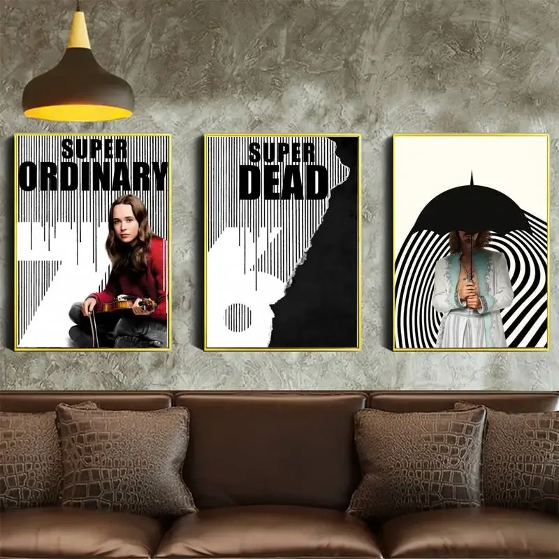 The Umbrella Academy Season 1 Poster Fai Da Te Carta Kraft Poster Vintage Wall Art Painting Study Stickers Big Szie Wall Painting