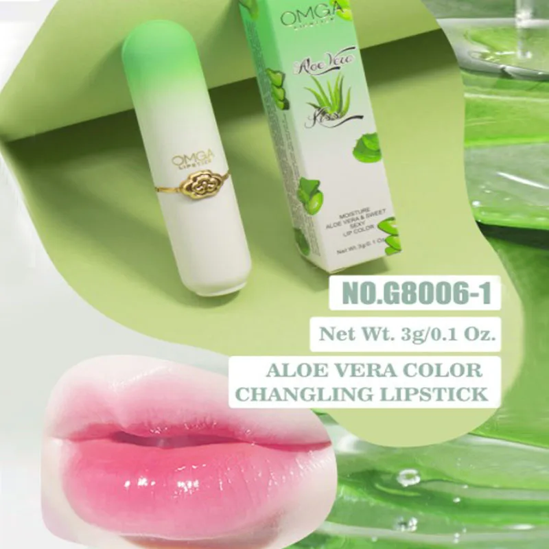 Moisture Plumper Lip Balm Aloe Vera Fruit Flavour Natural Organic Lip