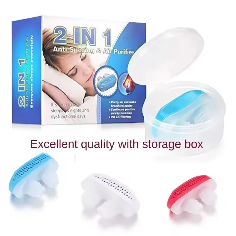 Anti Snoring Nasal Dilators Silicone Anti Snore Nose Clip Sleep Tray Sleeping Aid Apnea Guard Night Device Health Care 2025