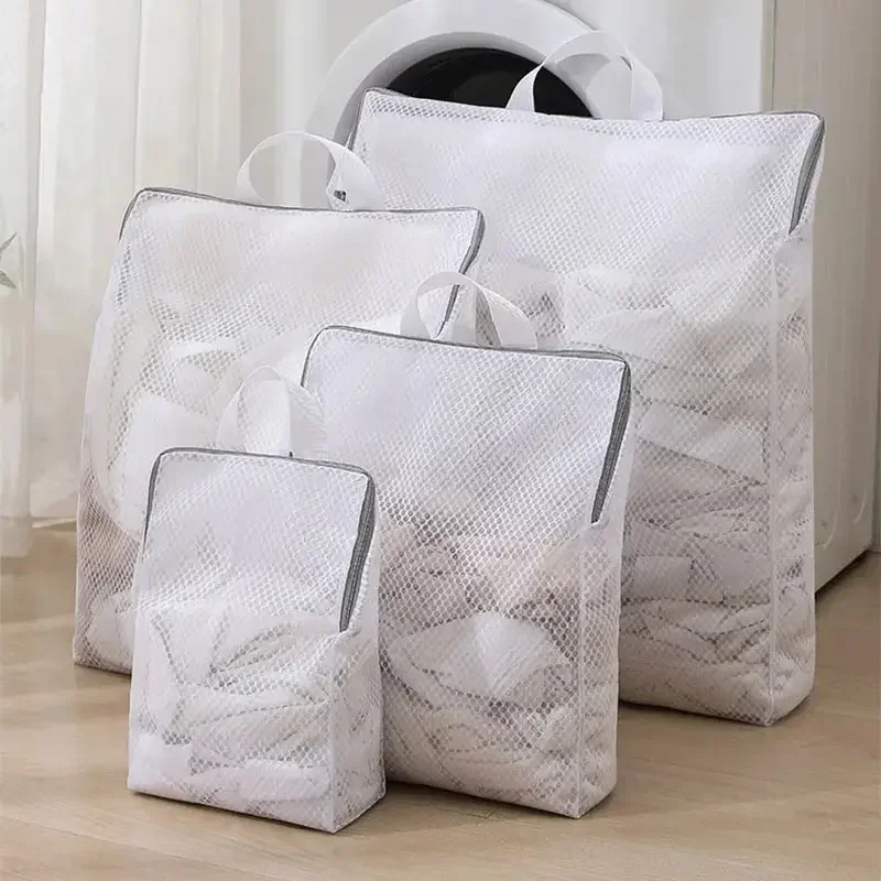 Laundry Bag 1PCS 3D Laundry Bag WithDrawable Mesh Bag Washing Machine Filter Mesh Anti Deformation