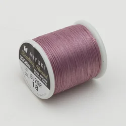 Premium Quality White and Black Beading Thread - Japanese Nylon, 50 Meters (Miyuki thread - 18)