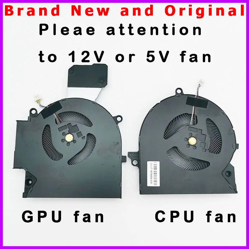 Laptop CPU Cooling Fan Cololer Radiator For HP OMEN 16-B 16-C TPN-Q265 NS75C06 20K23 ND8CC02 20K25