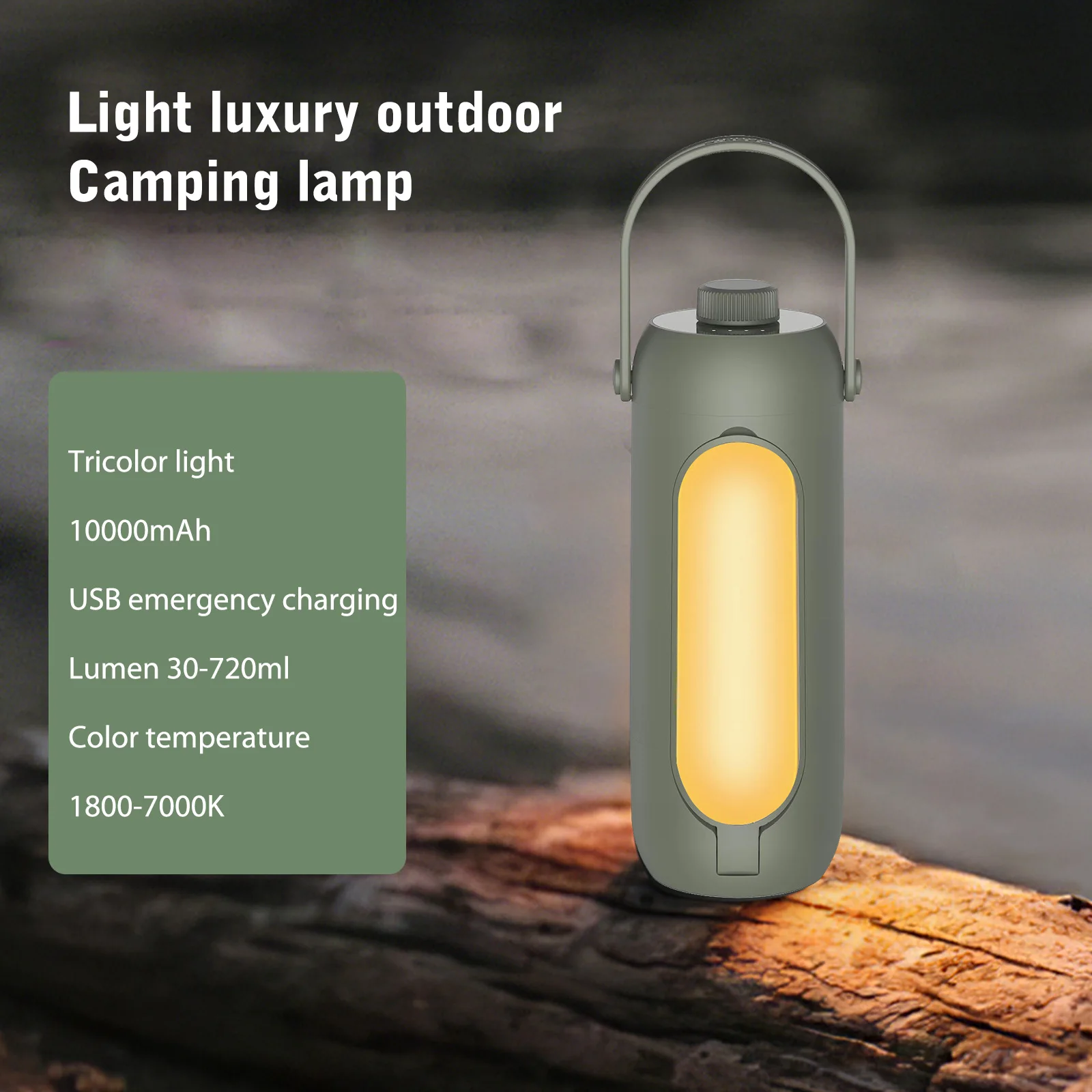 USB Camp Lamp Led Rechargeable Lamp Hanging Camping Lantern Light