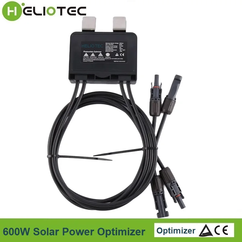 600W Integrated PV Power Optimizer 60V Input IP67 Real-time Solar Panel Monitoring Voltage-Limiting Anti-Hotspot pv power optimizer