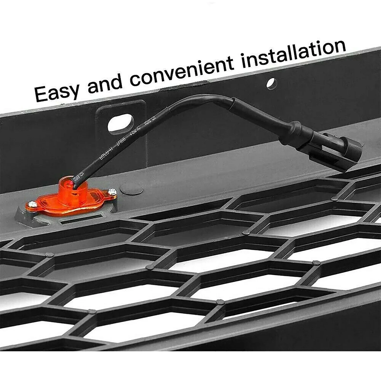 Universal Auto Front LED Grille Licht Geräuchert Bernstein Weiß 4LED Grill Licht Eagle Eye Lampe für Off Road Stamm SUV Ford Toyota Streifen – Detail 18