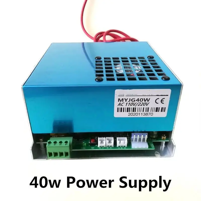 

Лазерный блок питания 40 Вт MYJG40W ZYE 110 В 220 В для CO2 лазерной гравировальной машины