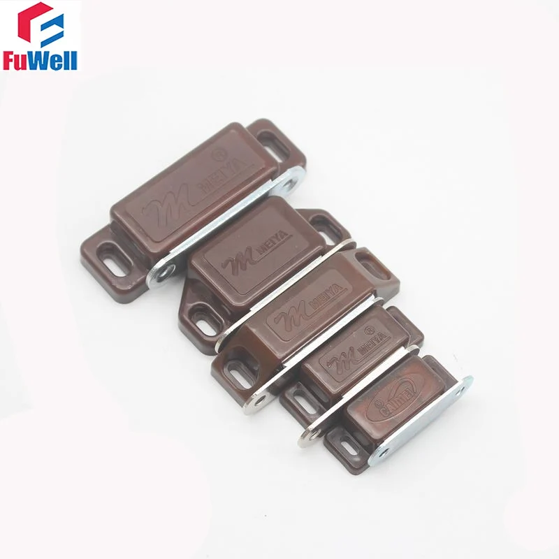 Description Picture 6 of itemFuWell 5 Pcs Medium and Large Plastic Cabinet Suction  Magnetic Door Stopper For Closet Cupboard Furniture Hardware