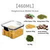 5 Sizes Sealed Jar Food Storage Box Transparent Plastic Multigrain Tank Stackable Dried Sealed Storage Jars Kitchen Organizer 5