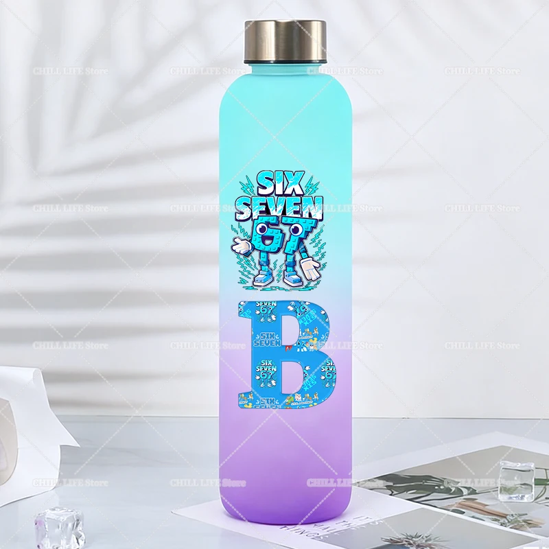 Enhanced Water Bottles - 900ML Sports & Travel Hydration Jug with Motivational Print