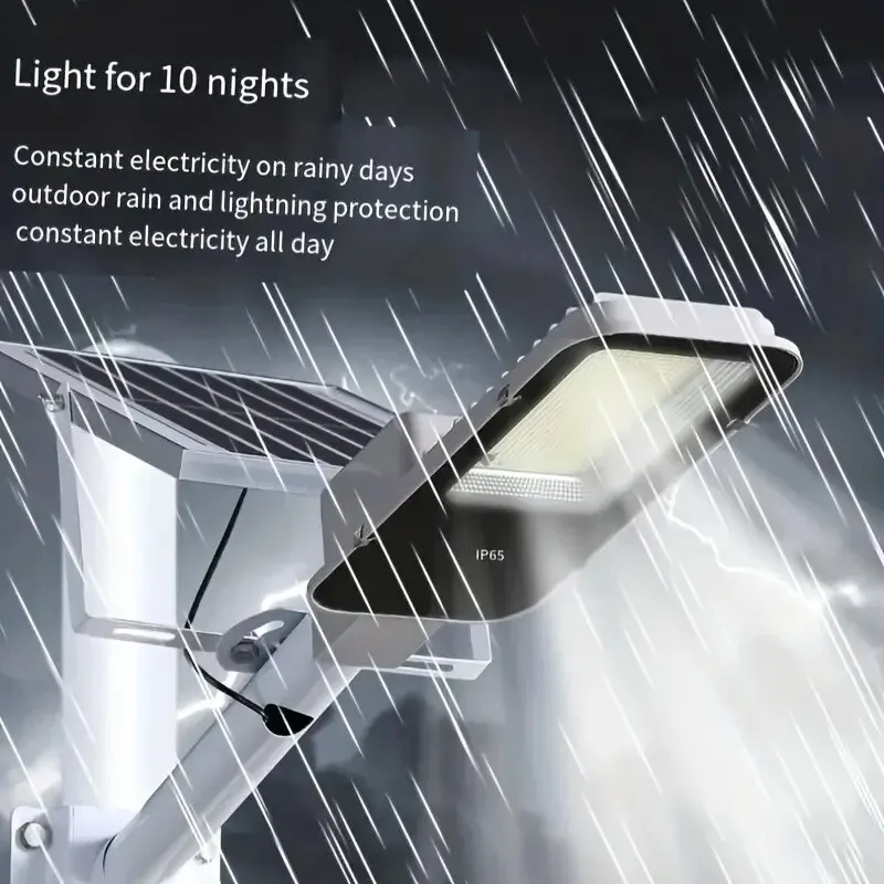 357LED Powerful Outdoor Solar Street Light 6500K IP65 Waterproof 4000/3000mah Street Light For Garage Garden Wall Lamp 4