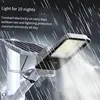 357LED Powerful Outdoor Solar Street Light 6500K IP65 Waterproof 4000/3000mah Street Light For Garage Garden Wall Lamp 4