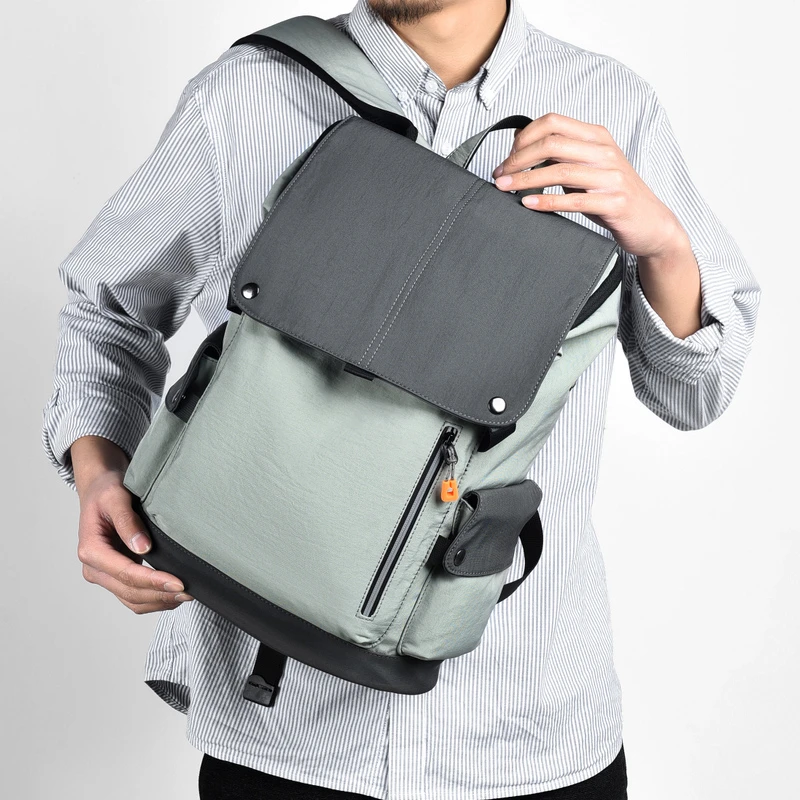 

2023new backpack male fashion male large capacity waterproof computer travel backpack middle and high school college student bag