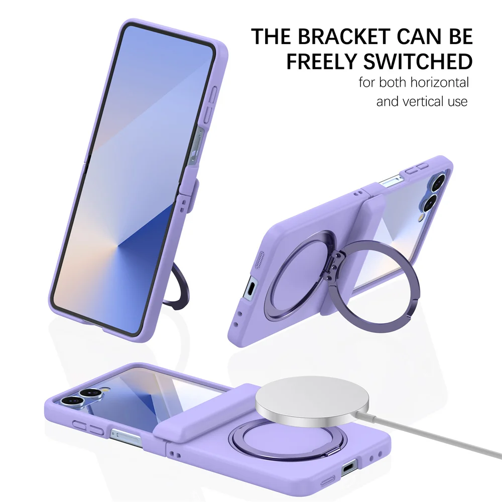 Magsafe Magnetic Phone Case with Hinge Protection & Kickstand