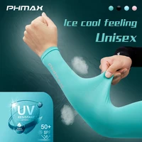 PHMAX Cycling Sleeves UV Protection Arm Sleeves Running Outdoor Sports Sunscreen Arm Covers Ice Silk Fitness Cycling Arm Warmers 1
