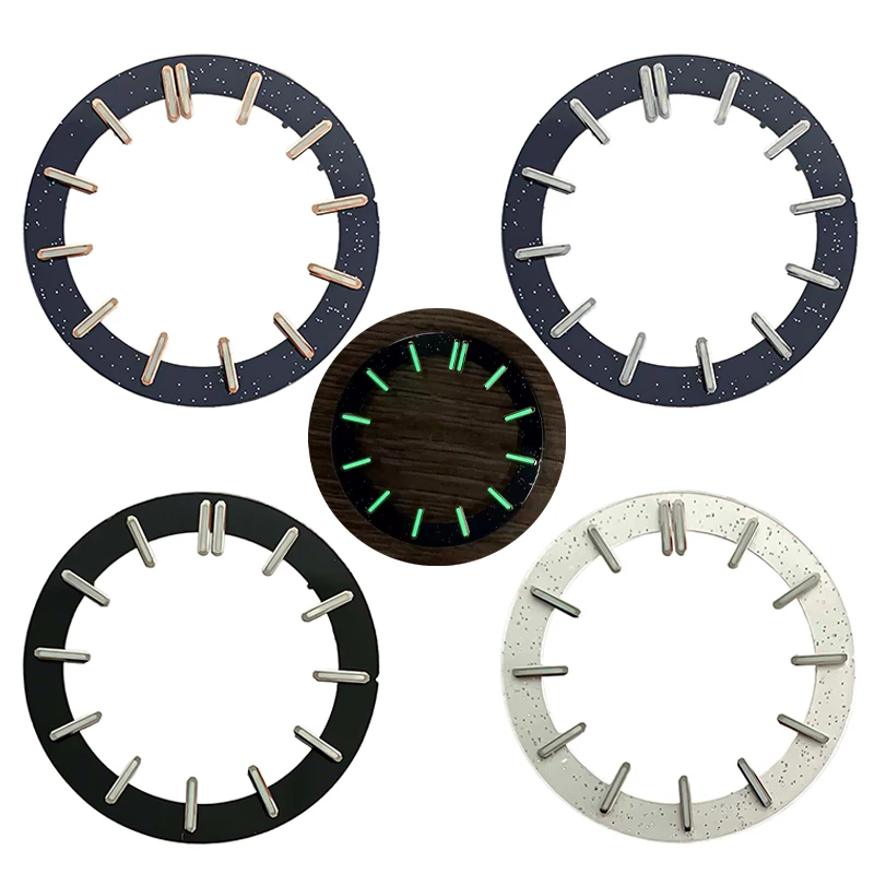 Transparent 31.8MM Green Luminous Watch Dial Accessory