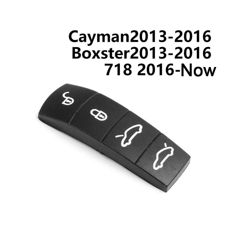 Car Key Shell Remote Key Shell Rubber Button Pad Replace for Porsche Cayenne 9YA Panamera 718 Taycan 911