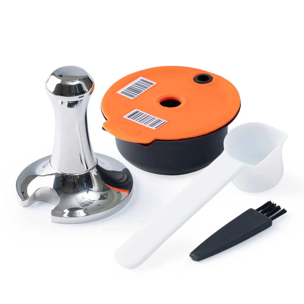 

Reusable Tassimo Coffee Pod For BO-SCH Machine Refillable Bosch Coffee Filter Cups Tassimo Pods and Coffee Tamper for Tassimo