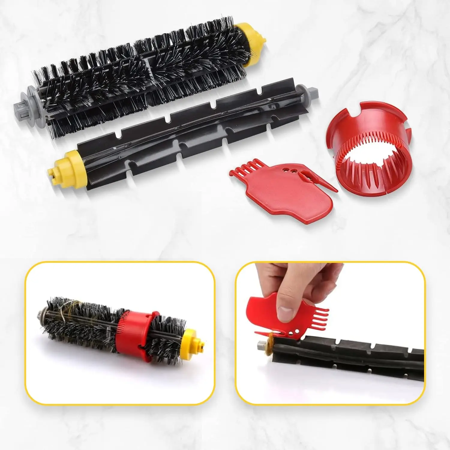 Universal Vacuum Cleaner Accessories Kit - Compatible with Popular Robot Vacuums