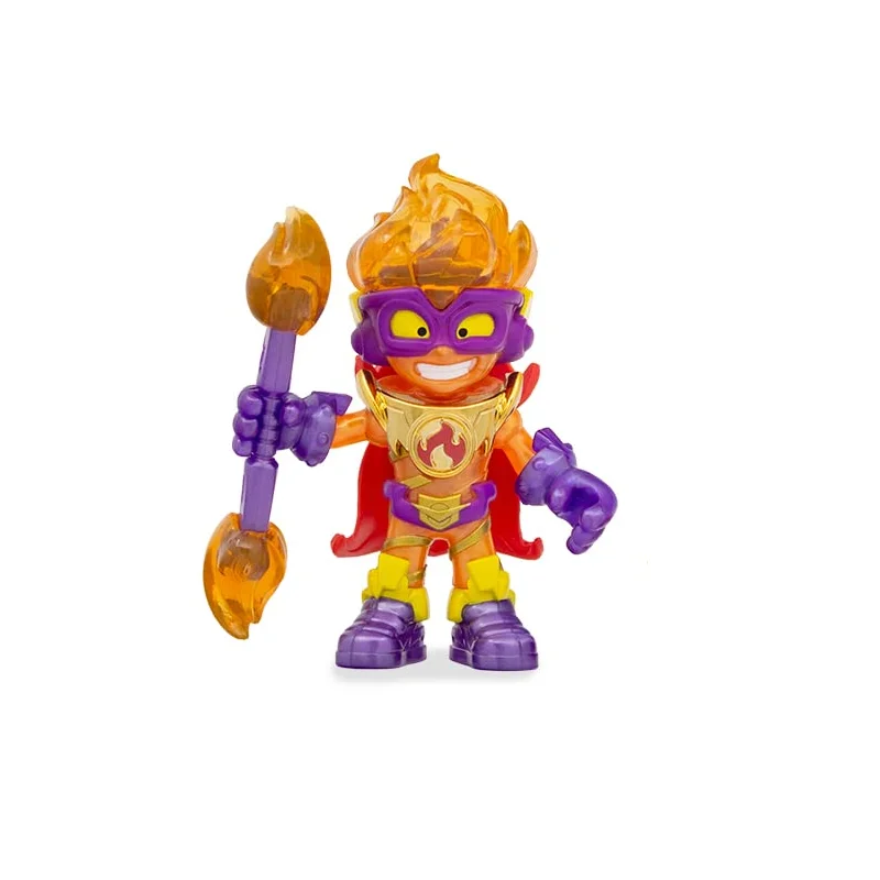 SUPERTHINGS Serie Rescue Force - Scatola con 50 buste a sorpresa & Superbot Kazoom Power - Robot articolato con accessori da combattimento, 1 Kazoom Kid esclusivo