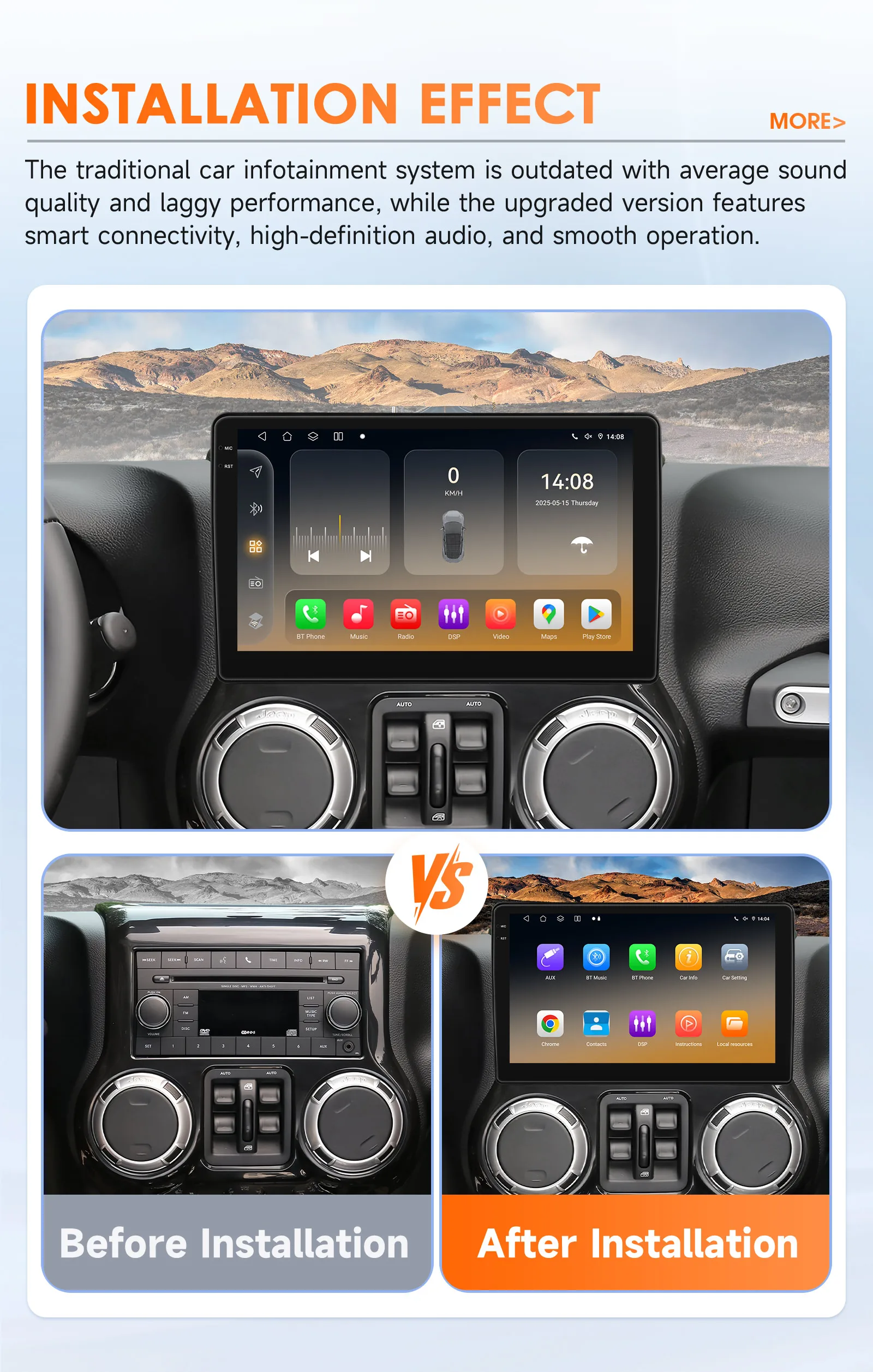 Hizpo 10.1 "android autoradio für jeep kompass patriot chrysler 300c sebring liberty dodge wrangler multimedia video player navi – Detail 7