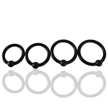 4 Pcs/Set Cock Ring Penis Erection Sex Toys For Men Delay Ejaculation Cockring Penis Locker Scrotum Sleeve Intimate Goods 6