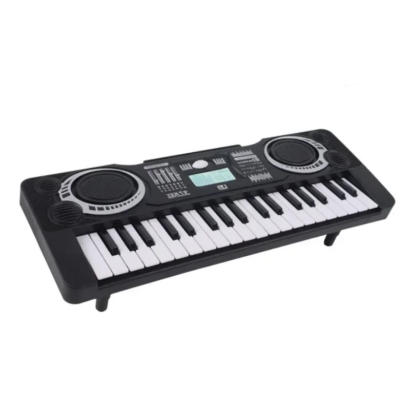 37 Keys USB Electronic Organ Kids Electric Piano Black Digital Music Electronic Keyboard Stereo Beginner Instrument Gift