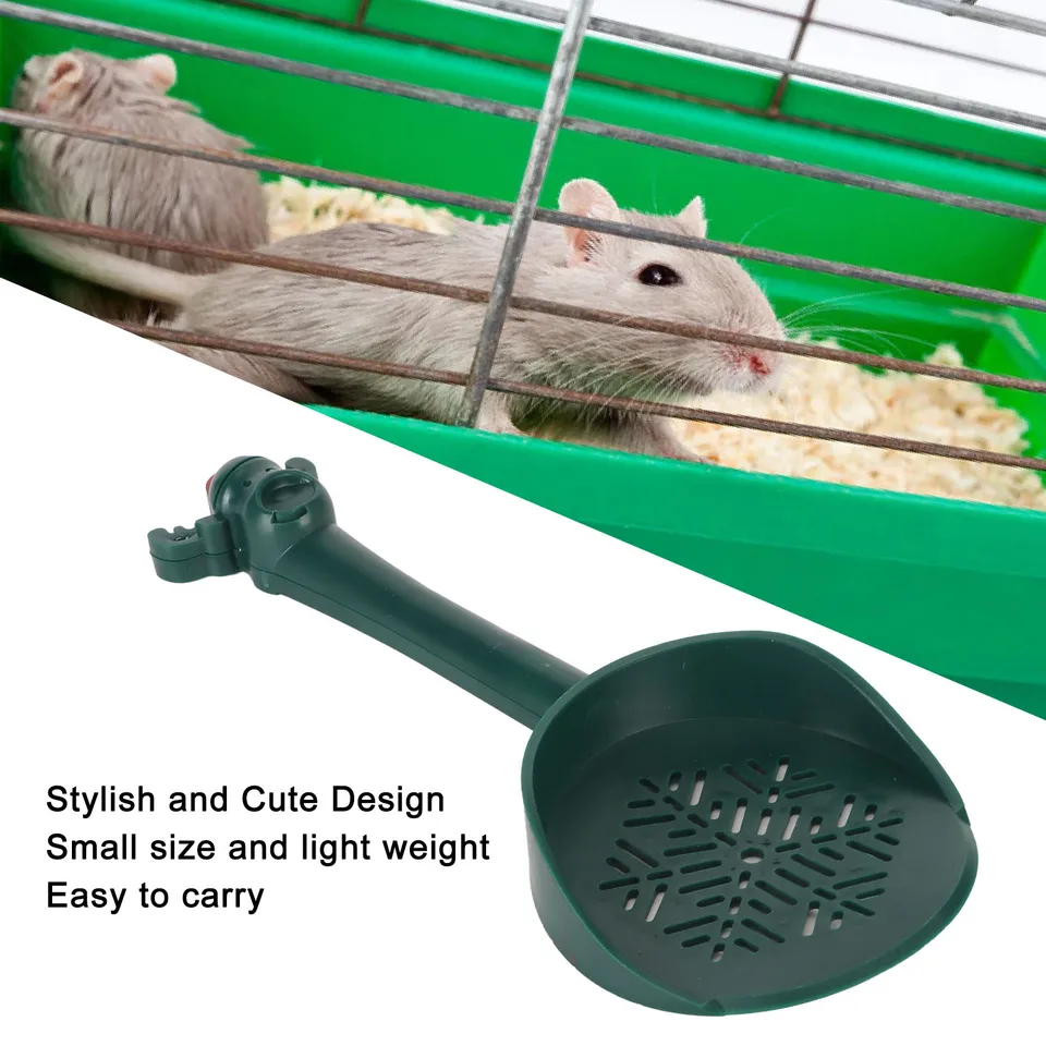 Paletta Lettiera Per Criceti Con Manico A Forma Di Alce - Facile Da Pulire, Per Piccoli Animali - Foto 7