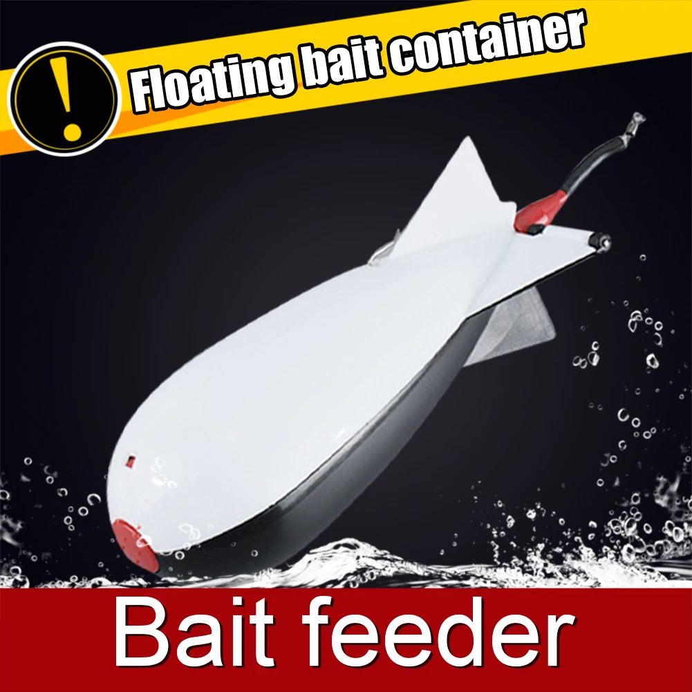 ABS Plastic Carp Fishing Feeder Float Rocket Feeders Lure Bait Holder