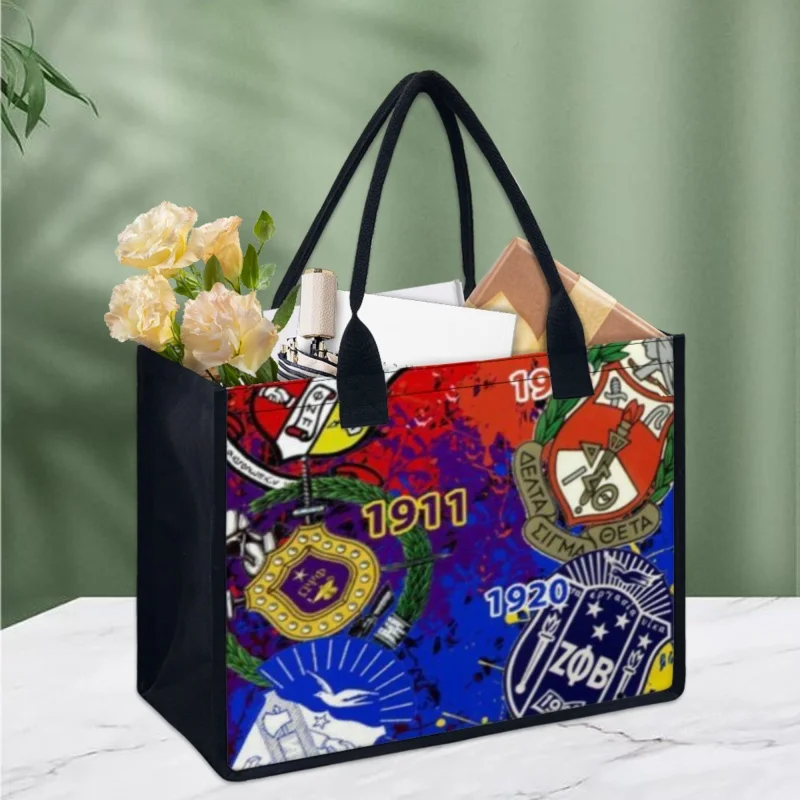 

Twoheartsgirl Greek Unity Printed Totes Bags for Women Large Capacity Female Shoulder Bags Casual Ladies Handbags Bolsa Feminina