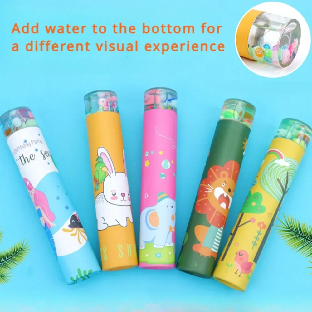 Rotating Kaleidoscope Toy Kaleidoscopes Adjustable Fancy Colored World Interactive Logical Education for Kids jouet enfant