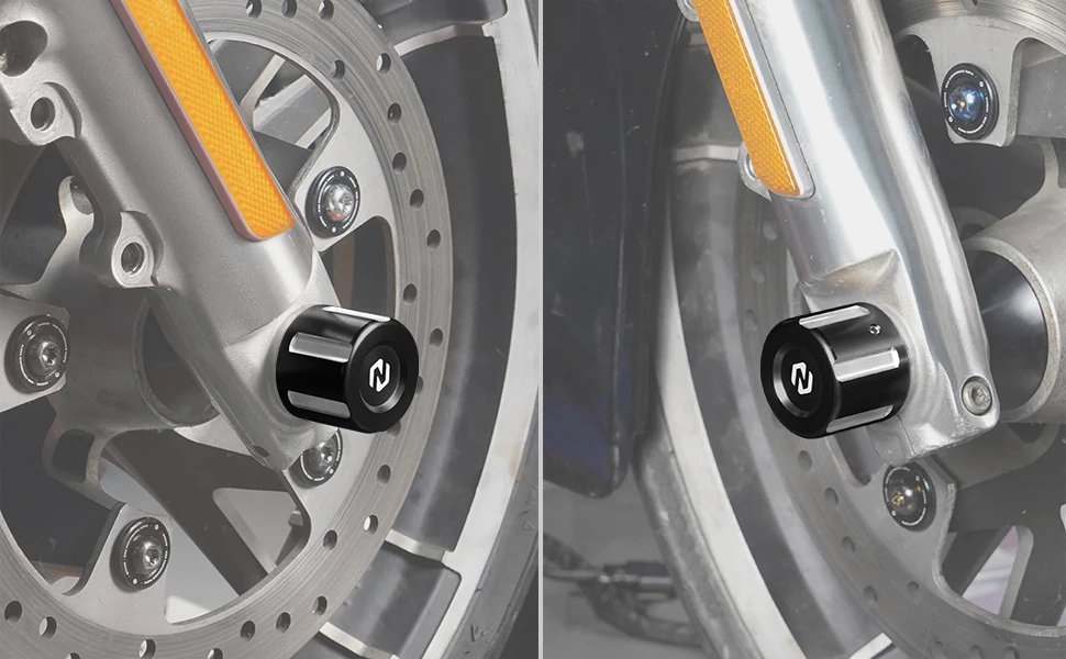 Für Street Glide FLHX 2009–2023 Vorderachsmutternabdeckungen Road King Special FLHRXS 2017–2023 CVO Road Glide Ultra Limited FLHTK – Detail 14