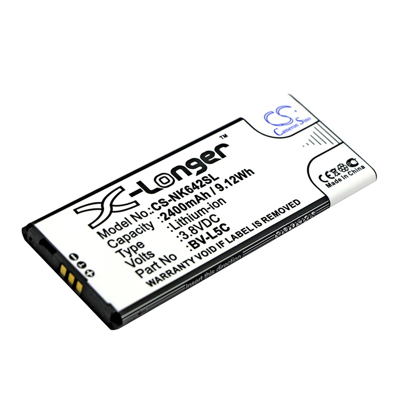 Batteria 2400Mah Bv-L5C Per Nokia Lumia 640 Dual Sim Lumia 640 Lte