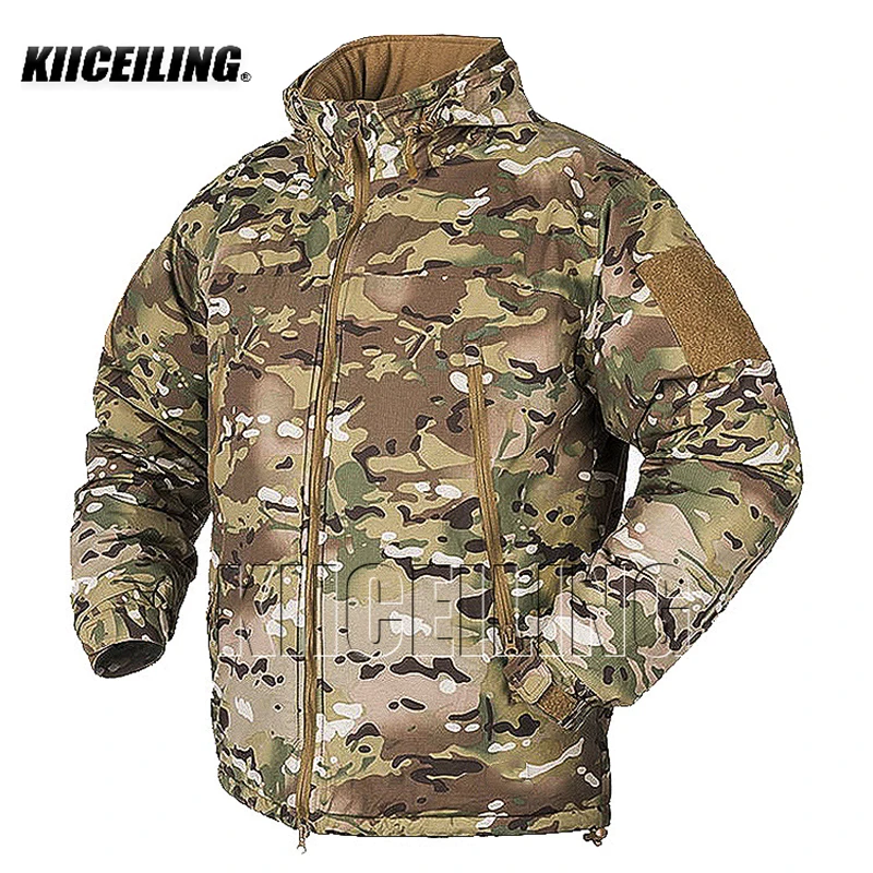 Kiiceiling L7 Multicam Bomber Giacche Tattiche Militari Per Uomo Inverno Caldo Giacche A Vento Impermeabili Army Down Parka Cappotti Donna
