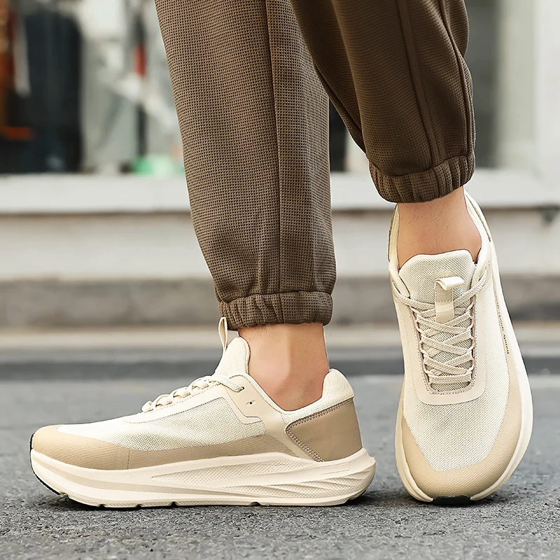 2026 Spring Men'S Fashionable And Comfortable Casual Shoes Lightweight Shock Absorbent Breathable Outdoor Sports Running Shoes 2