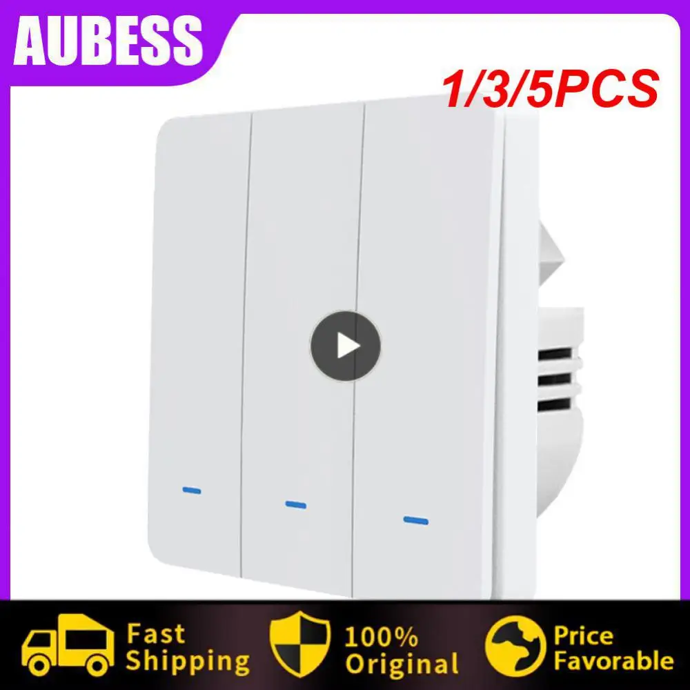 

1/3/5 шт., настенный переключатель Zemismart Tuya Zigbee