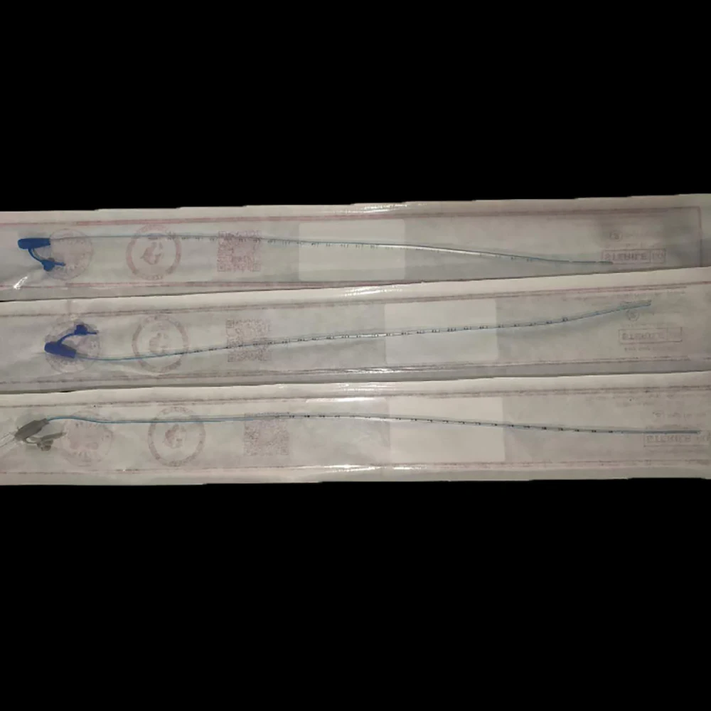 3pcs Pet Nasal Feeding Tube Gastric Catheter With Stylet Metal Guider