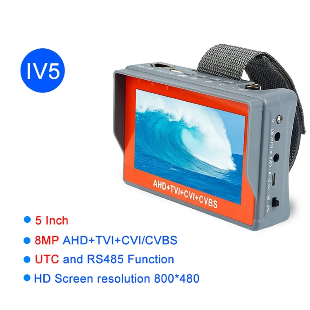 CCTV Tester Analog Camera Mini 5inch Monitor 5MP TVI CVI AHD Wrist Touch Screen Monitor Support UTP RS485 PTZ Cftv Tester Camera mini pc i3 7th generation 7100u 8gb ram 128gb ssd media player computer support dual monitor display manufacturer in china