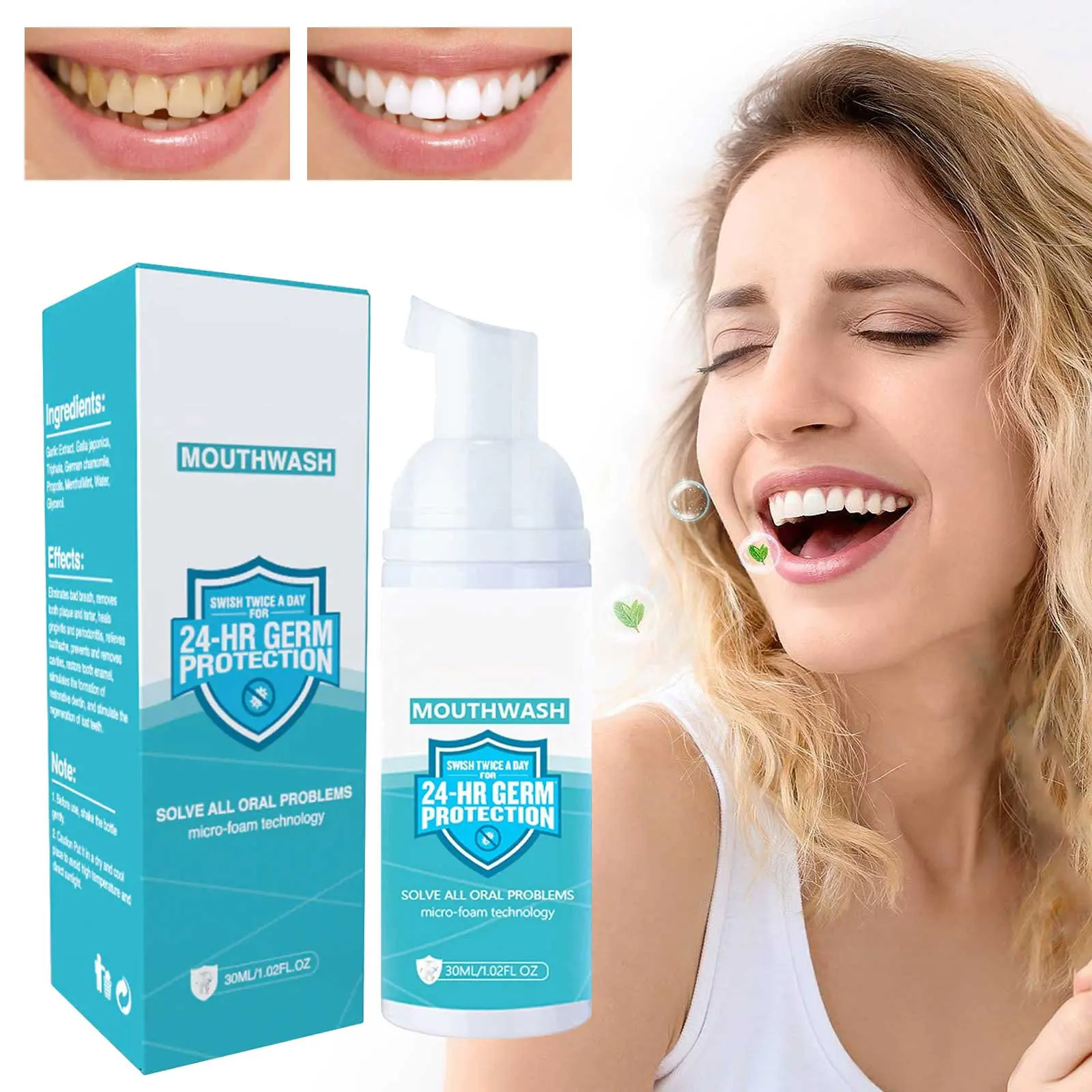Cleansing Clean Yellow Tooth Teeth Anti Tooth Decay Fresh Breath