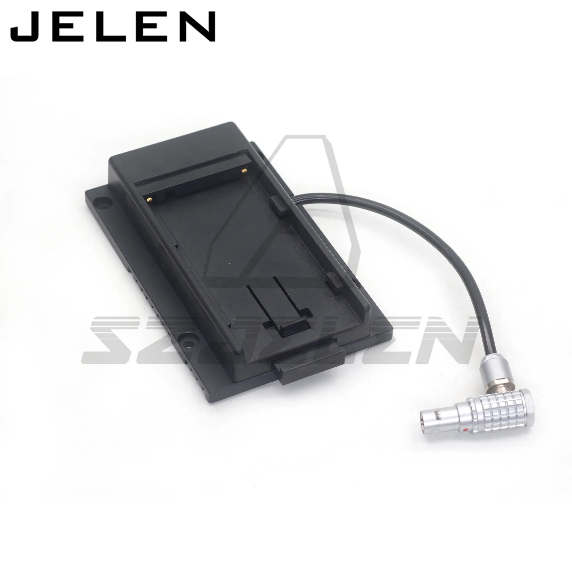 Andoer Câmera dv Fonte de Alimentação da Bateria Montagem Placa Adaptador para Conector Pinos Adaptador de Alimentação Cabo Teradek Bolt Pro 1000 3000f