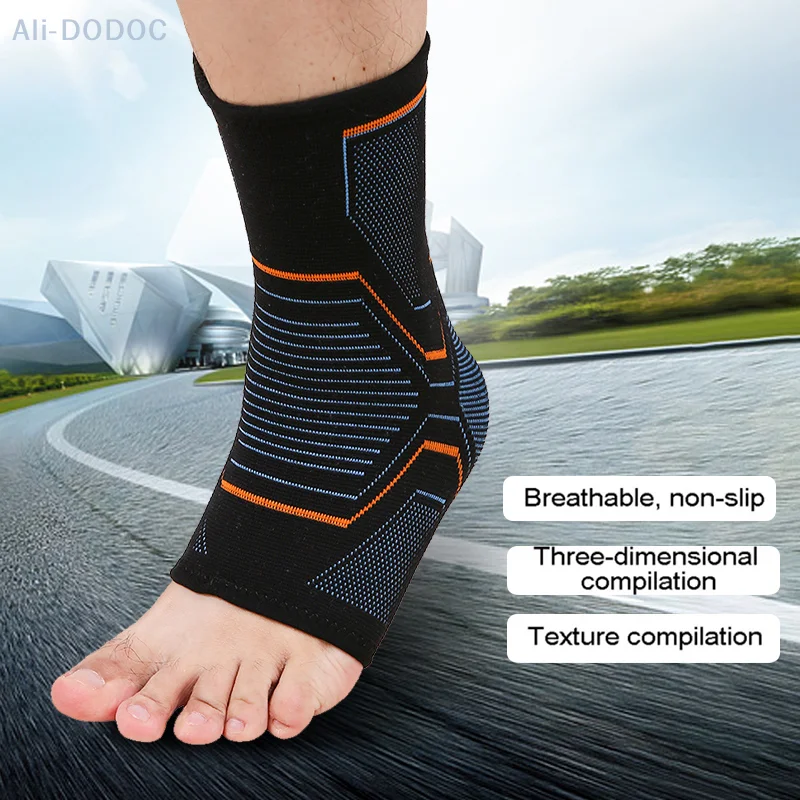 

1PC New Breathable 3D Knitting Design Adjustable Ankle Support Strap Brace Foot Sprains Pain Relif Sports Protector