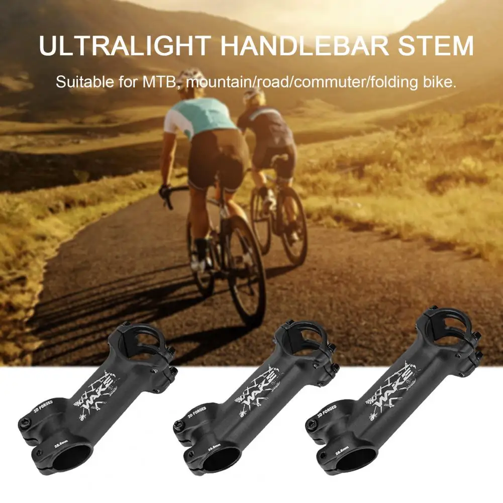 

Card Slot Handlebar Stem Frosted Finish Handlebar Stem Ultralight Adjustable Aluminum Alloy Mountain Bike Handlebar Stem Riser